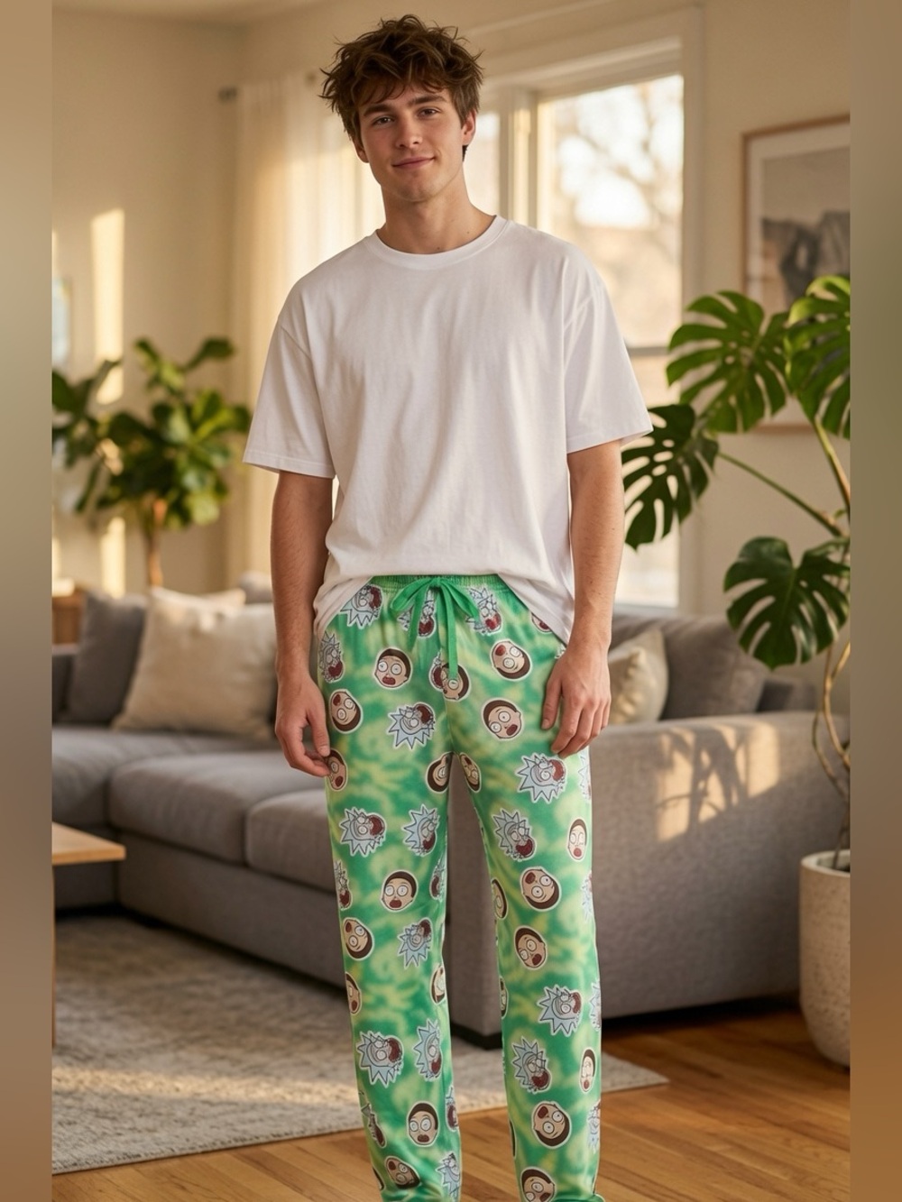 Rick and Morty Drawstring Sleep Pants